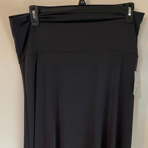 LuLaRoe Maxi Skirt - New with tags - Dark Grey - Plus Size 2X